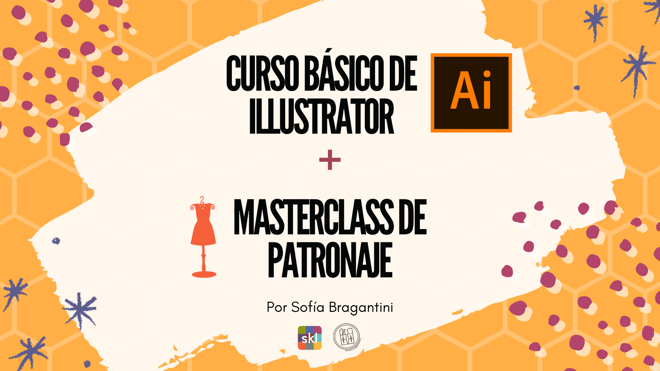 Curso básico de Illustrator + Masterclass de patronaje en Barcelona