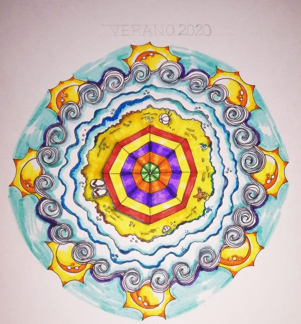 Píldora Online Creativa: Clase de Mandalas Veraniegos