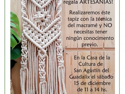 TALLER TAPIZ DE MACRAMÉ