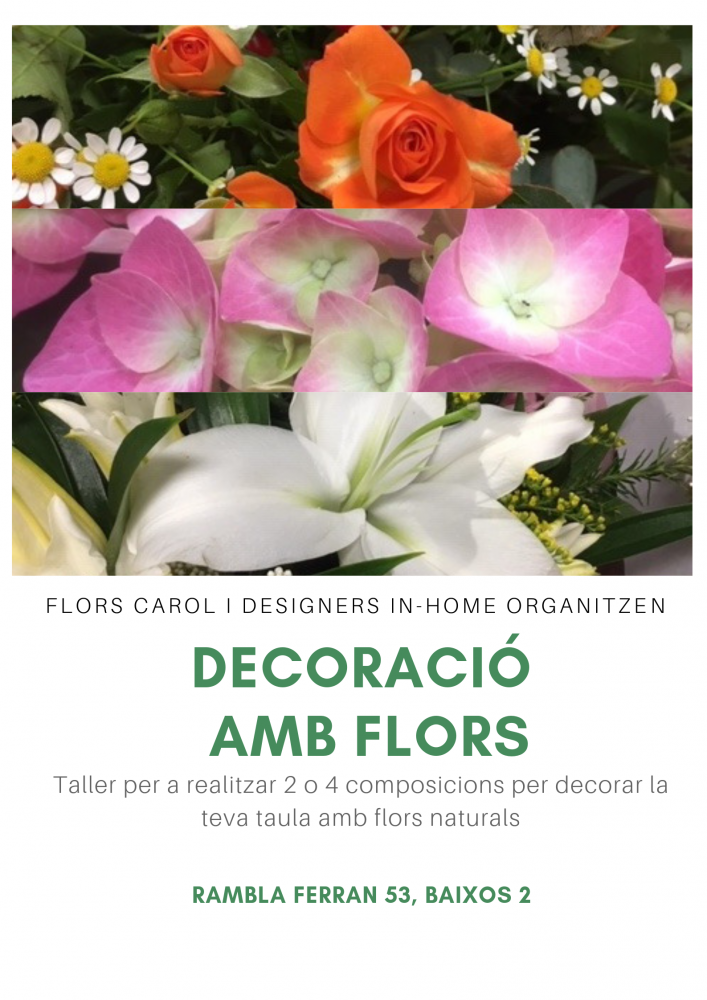 Taller de Decoració amb Flors