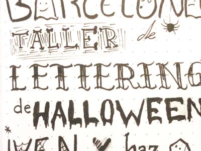 Caligrafía de Halloween