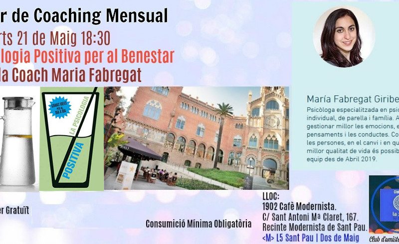 Taller de coaching: Psicologia positiva per al benestar