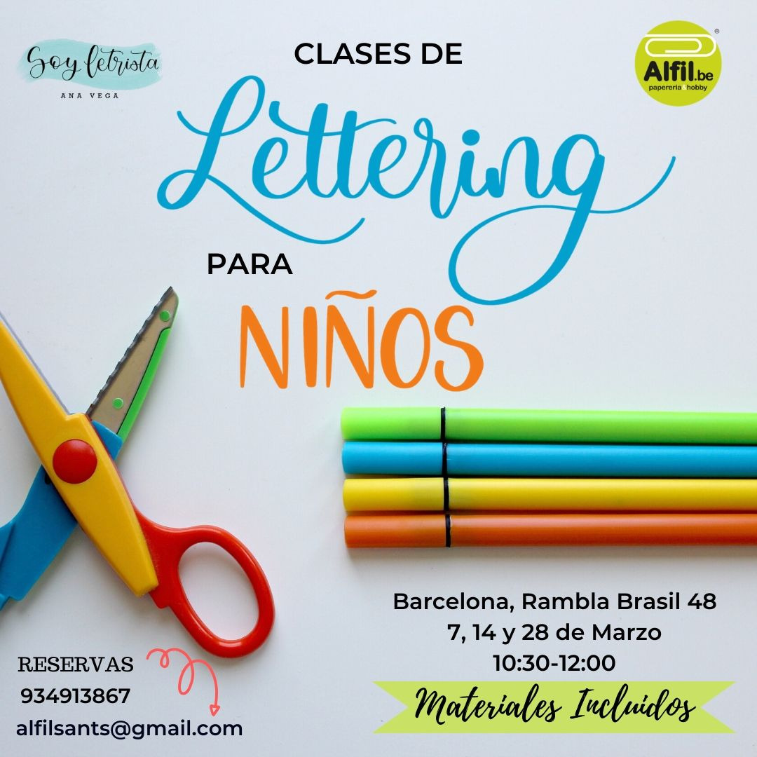 Skilbo Skilbo  Taller de Lettering para niños en Barcelona