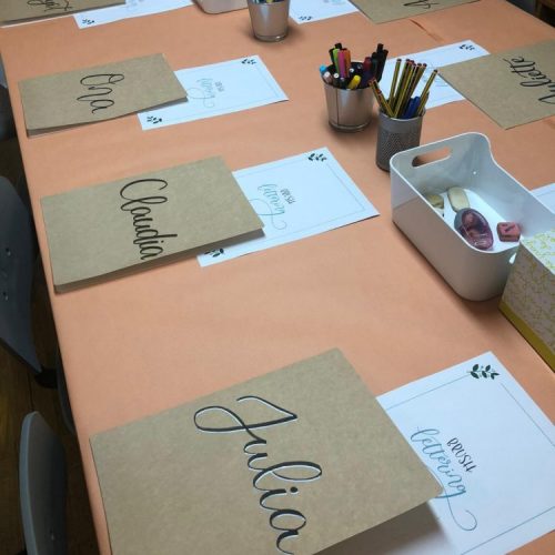 Clase de Lettering de Ana Vega