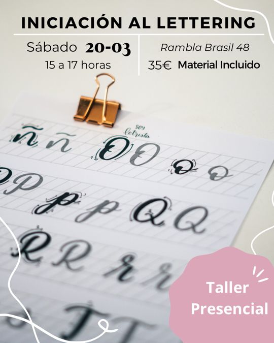 Skilbo Skilbo  Taller de Lettering para niños en Barcelona