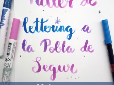 Taller de Cal.ligrafia i Lettering a la Pobla de Segur