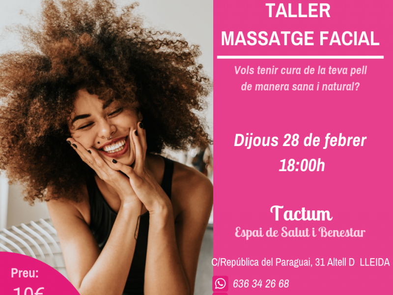 Taller de Massatge Facial