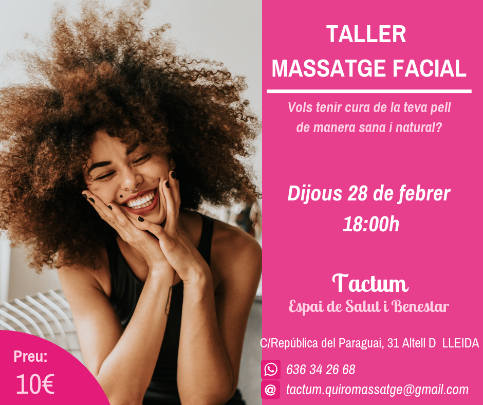 Taller de Massatge Facial