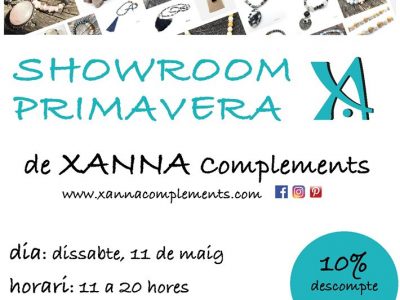Showroom Xanna complements + vermut de Festa Major al Cafè dels Artistes