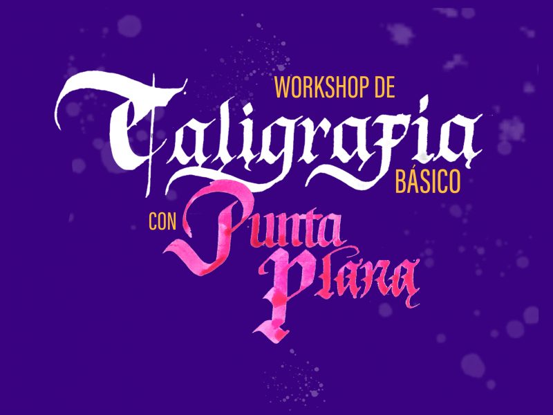 Workshop de caligrafía con Punta plana